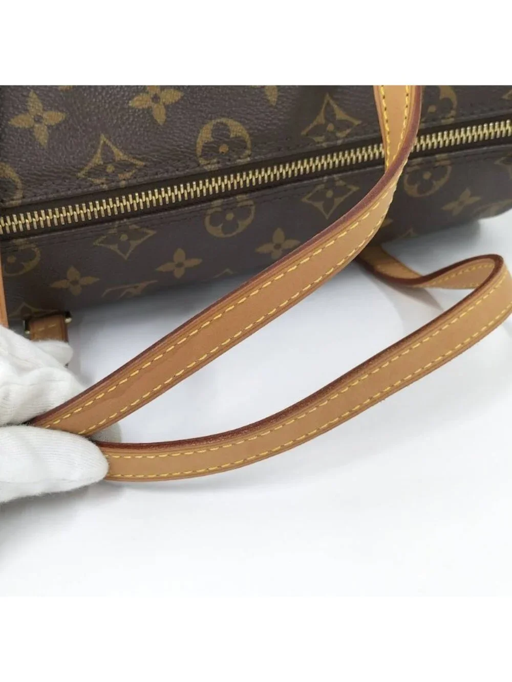 Louis Vuitton Papillon PM Handbag Monogram Brown